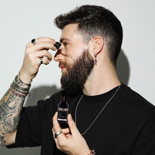 Aceite Hidratante para Barba Blue Ocean 30ml | Skull Men - Imagen 2