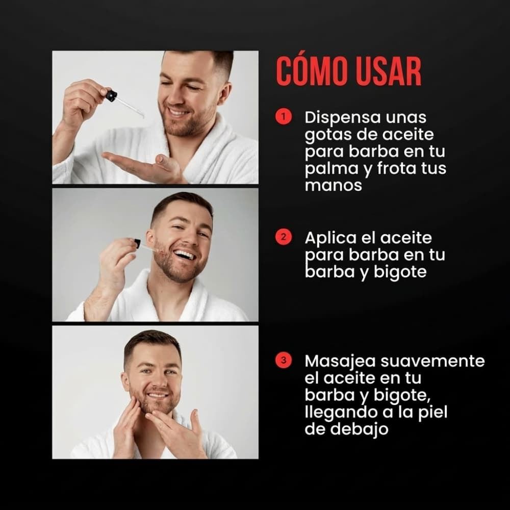 Aceite Hidratante para Barba y Bigote Sandalwood 30ml | The Shave Factory - Imagen 4