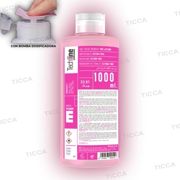 Acetona Pura 1000ml | Techline Professional - Imagen 1