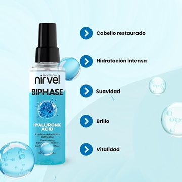 ACONDICIONADOR BIFASICO CON ACIDO HIALURONICO 100ml | NIRVEL PROFESIONAL - Imagen 2