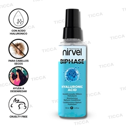 Acondicionador Bifasico Hidratante Acido Hialurónico 100ml | Nirvel Professional - Imagen 2