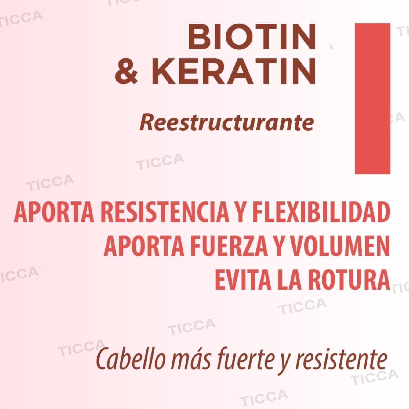 Acondicionador Bifasico Hidratante Biotina y Keratina 100ml | Nirvel Professional - Imagen 3