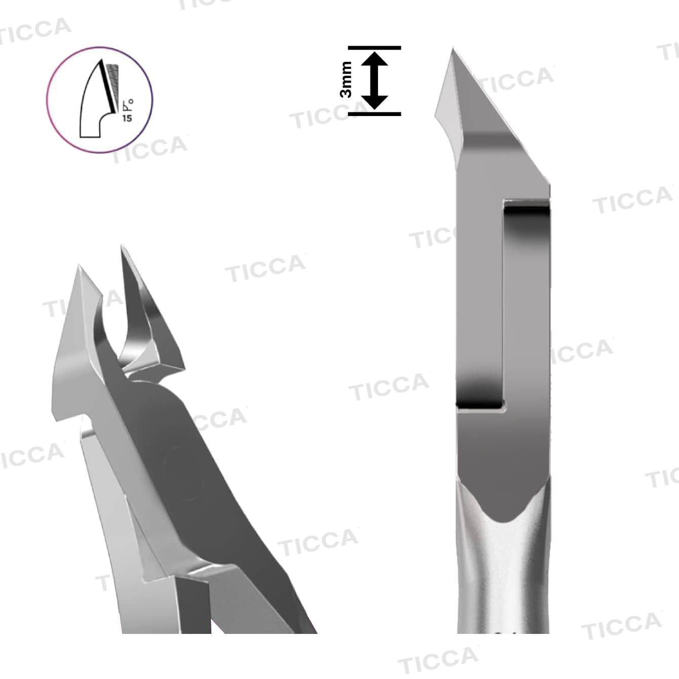 ALICATES DE CUTICULAS PROFESIONAL SMART 10 3mm | STALEKS - Imagen 2