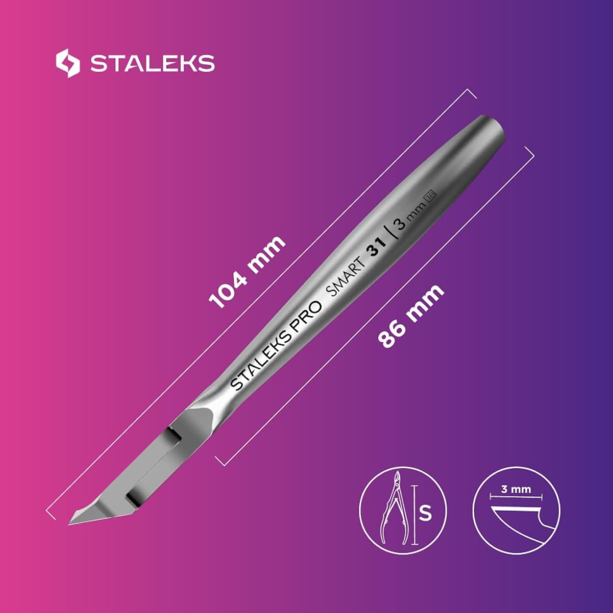Alicates de Cuticulas Profesional Smart 31 3mm | Staleks - Imagen 7