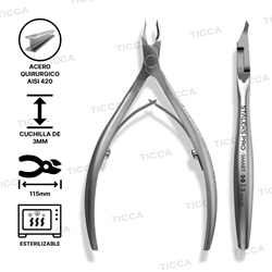 ALICATES DE CUTICULAS PROFESIONAL SMART 50  3mm | STALEKS - Imagen 1