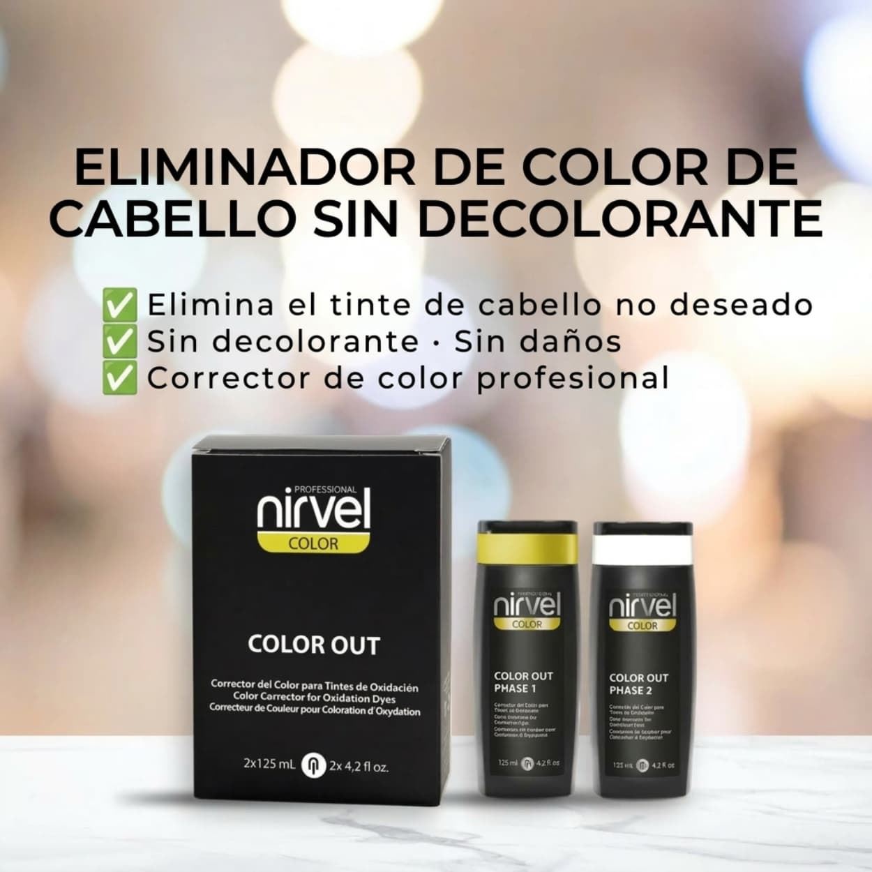 Arrastre de Tinte Permanente 2x125ml | Nirvel Professional - Imagen 2