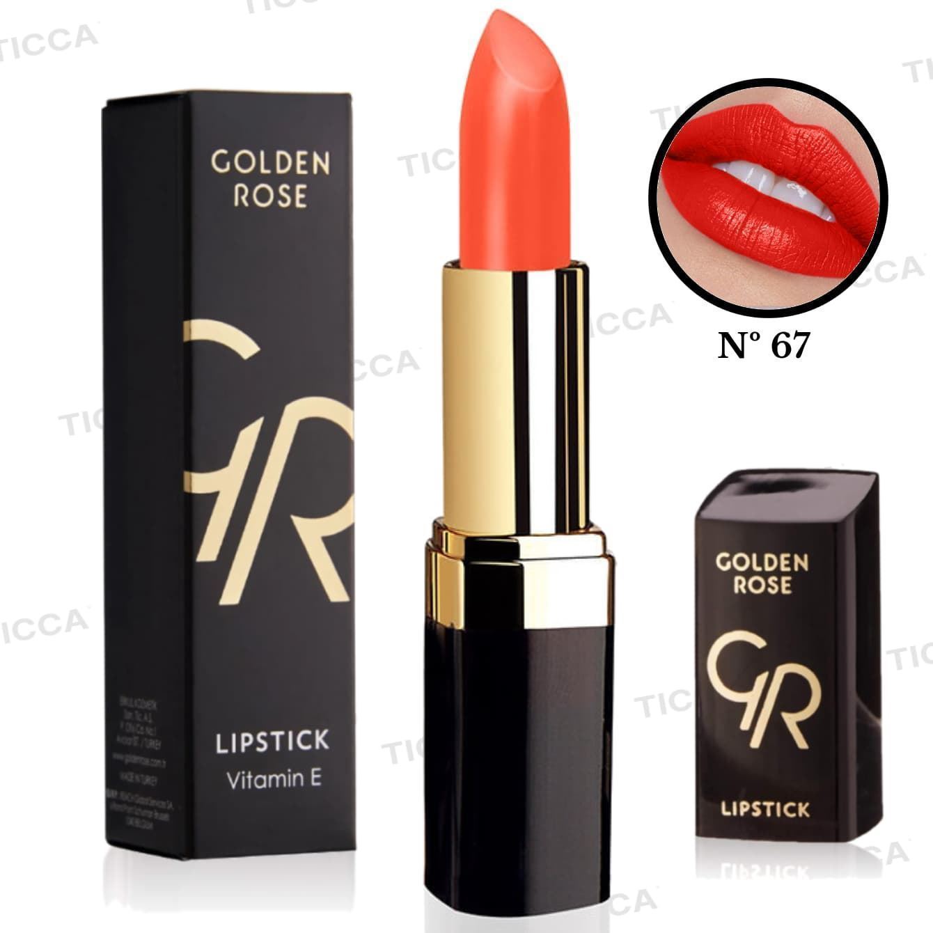 BARRA DE LABIOS CON BRILLO Y VITAMINA E  4,2g | GOLDEN ROSE - Imagen 11