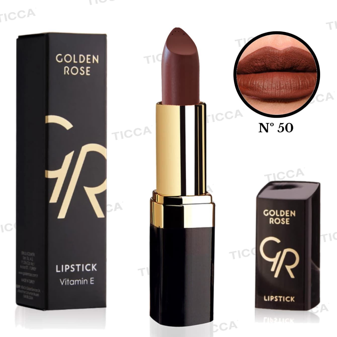 BARRA DE LABIOS CON BRILLO Y VITAMINA E  4,2g | GOLDEN ROSE - Imagen 3