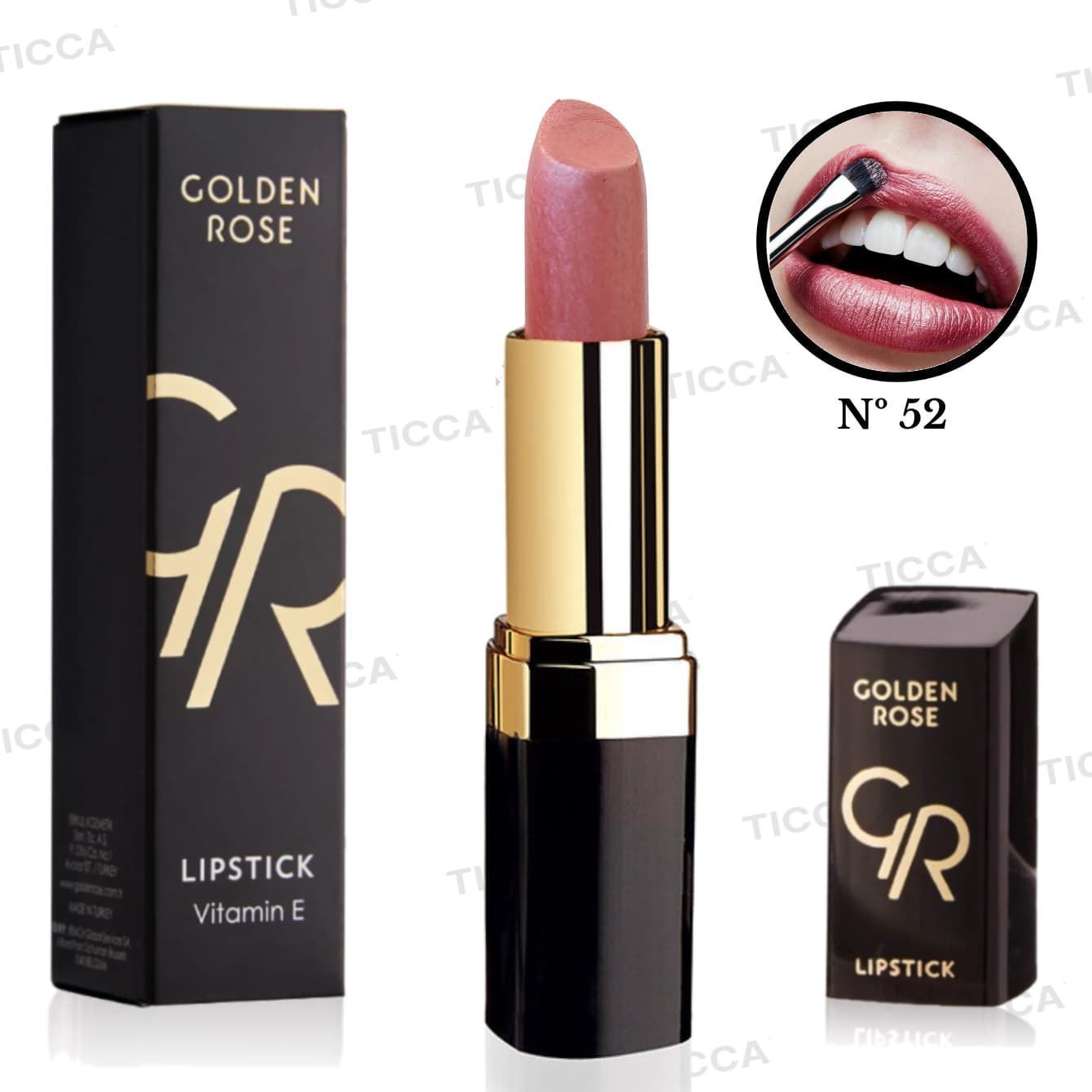 BARRA DE LABIOS CON BRILLO Y VITAMINA E  4,2g | GOLDEN ROSE - Imagen 5
