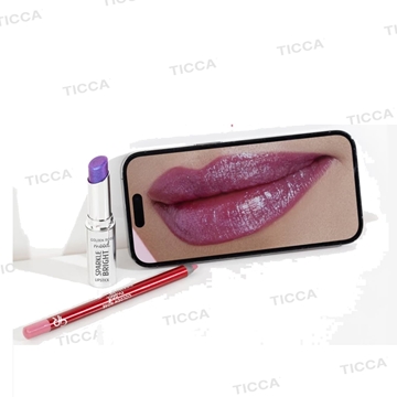 BARRA DE LABIOS CON PURPURINA Y BRILLO "SPARKLE BRIGHT" #154 3,3g | GOLDEN ROSE - Imagen 2