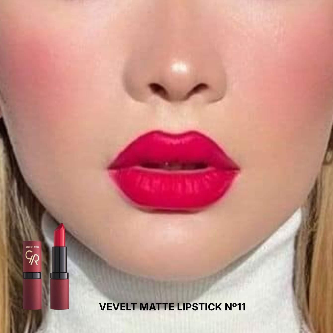 BARRA DE LABIOS MATE VELVET MATTE  4,2g | GOLDEN ROSE - Imagen 3