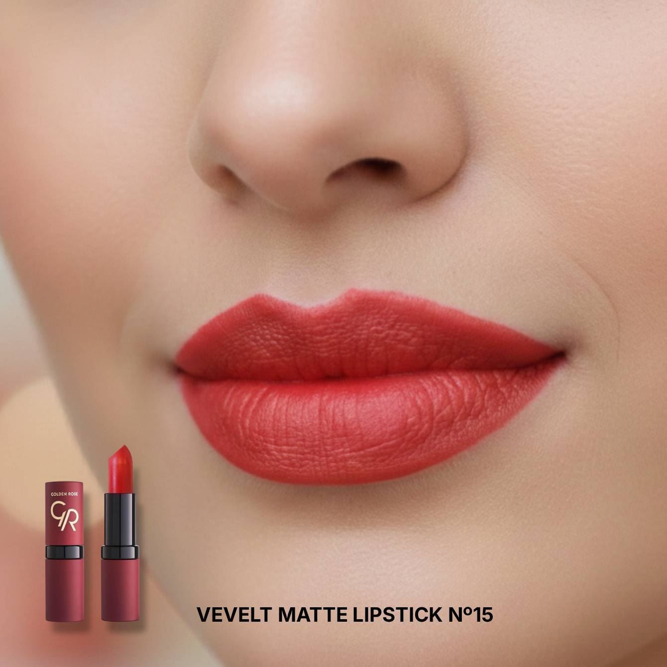 BARRA DE LABIOS MATE VELVET MATTE  4,2g | GOLDEN ROSE - Imagen 7