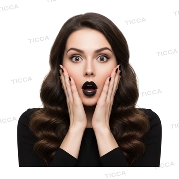 BARRA DE LABIOS NEGRA + LACA DE UÑAS NEGRA (0,5g + 8ml) | GOODMARK - Imagen 2