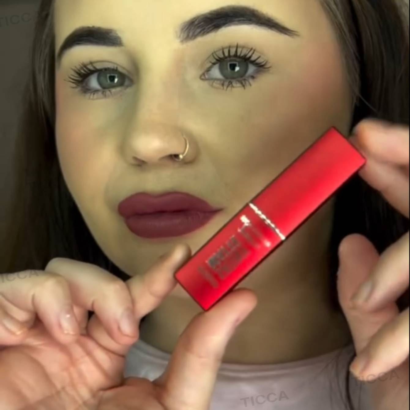 BARRA DE LABIOS SATINADA MATE #04 BLUSH PINK 3,5g | GOLDEN ROSE - Imagen 2