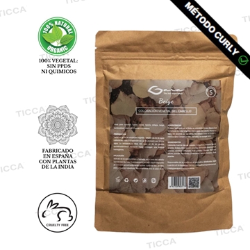 BARRO COLORACION 100% VEGETAL RUBIO BEIGE 200g | GAIA - Imagen 1