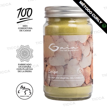 BARRO COLORACION 100% VEGETAL RUBIO BEIGE 260g | GAIA - Imagen 1