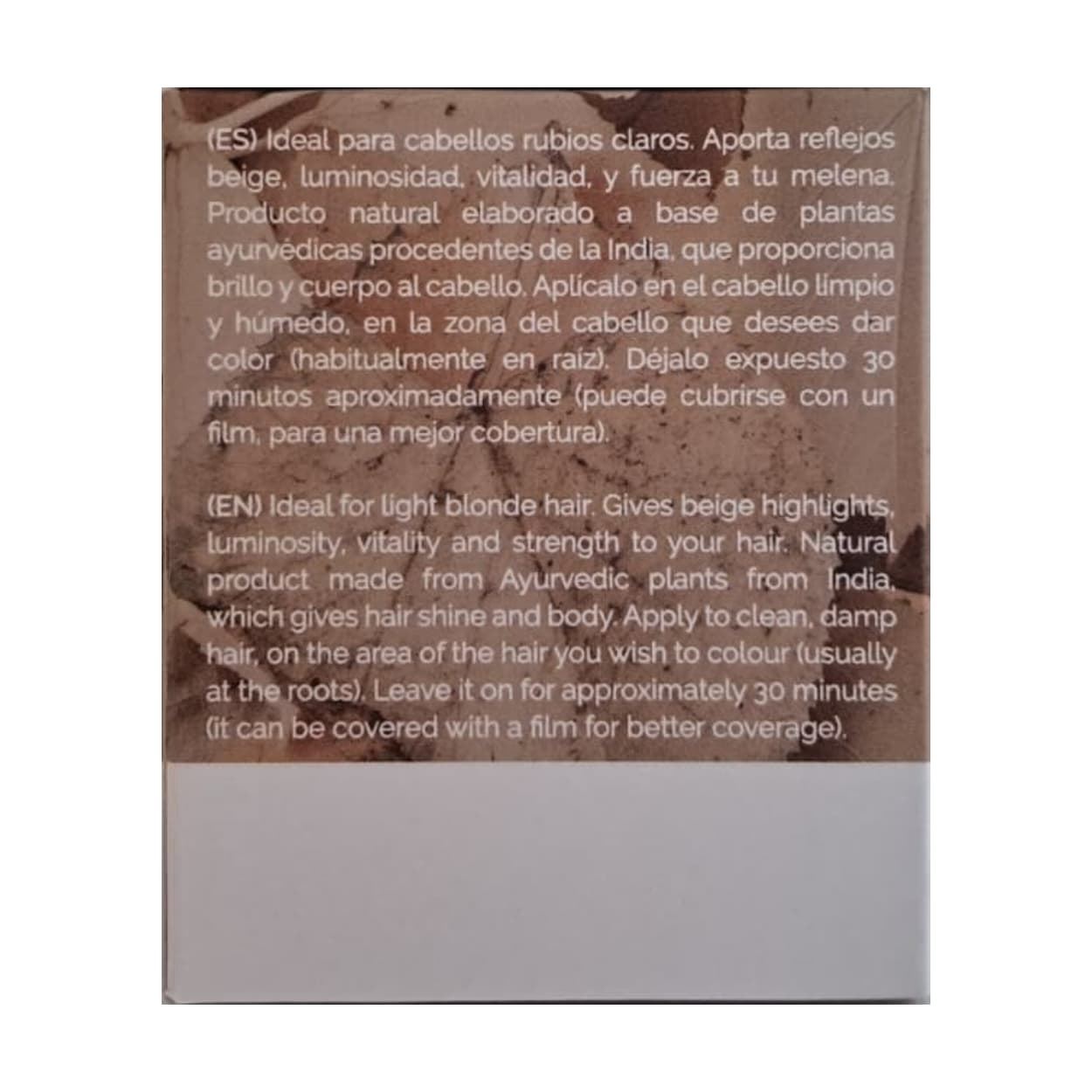 BARRO COLORACION 100% VEGETAL RUBIO BEIGE 75g | GAIA - Imagen 6