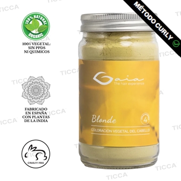 BARRO COLORACION 100% VEGETAL RUBIO BLONDE 260g | GAIA - Imagen 1