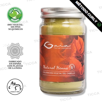 BARROS COLORACION 100% VEGETAL NATURAL HENNA 260g | GAIA - Imagen 1