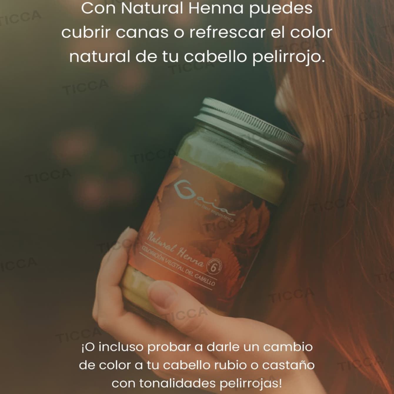 BARROS COLORACION 100% VEGETAL NATURAL HENNA 260g | GAIA - Imagen 4