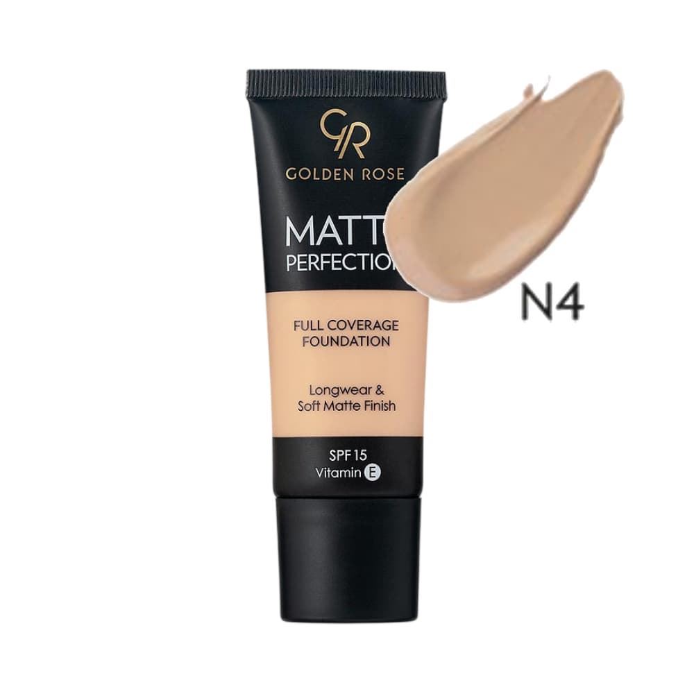 Base de Maquillaje Mate – Matte Perfection Foundation SPF 15 - 35ml | GOLDEN ROSE - Imagen 3