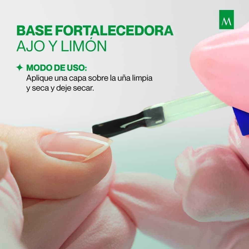Base Fortalecedora Ajo y Limón 13,5ml | MASGLO - Imagen 3