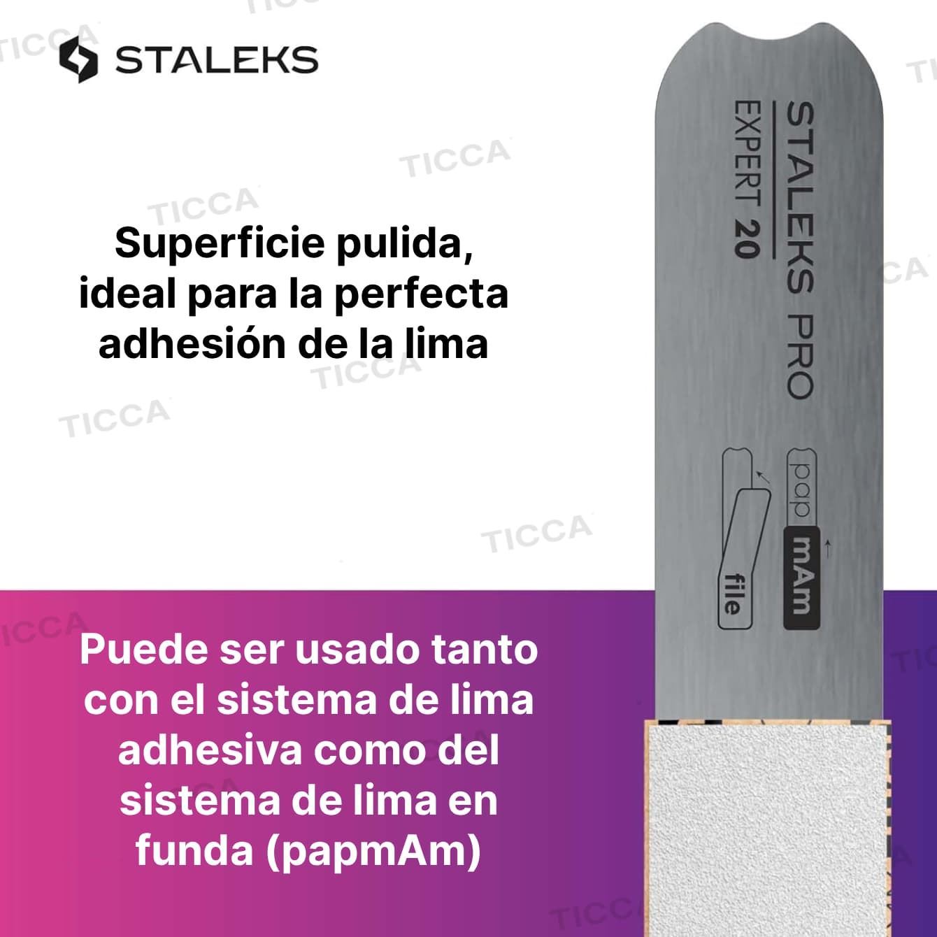 BASE METALICA PARA LIMA DESECHABLE MBE-20 | STALEKS - Imagen 2