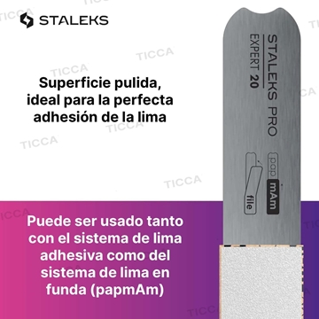 BASE METALICA PARA LIMA DESECHABLE MBE-20 | STALEKS - Imagen 2