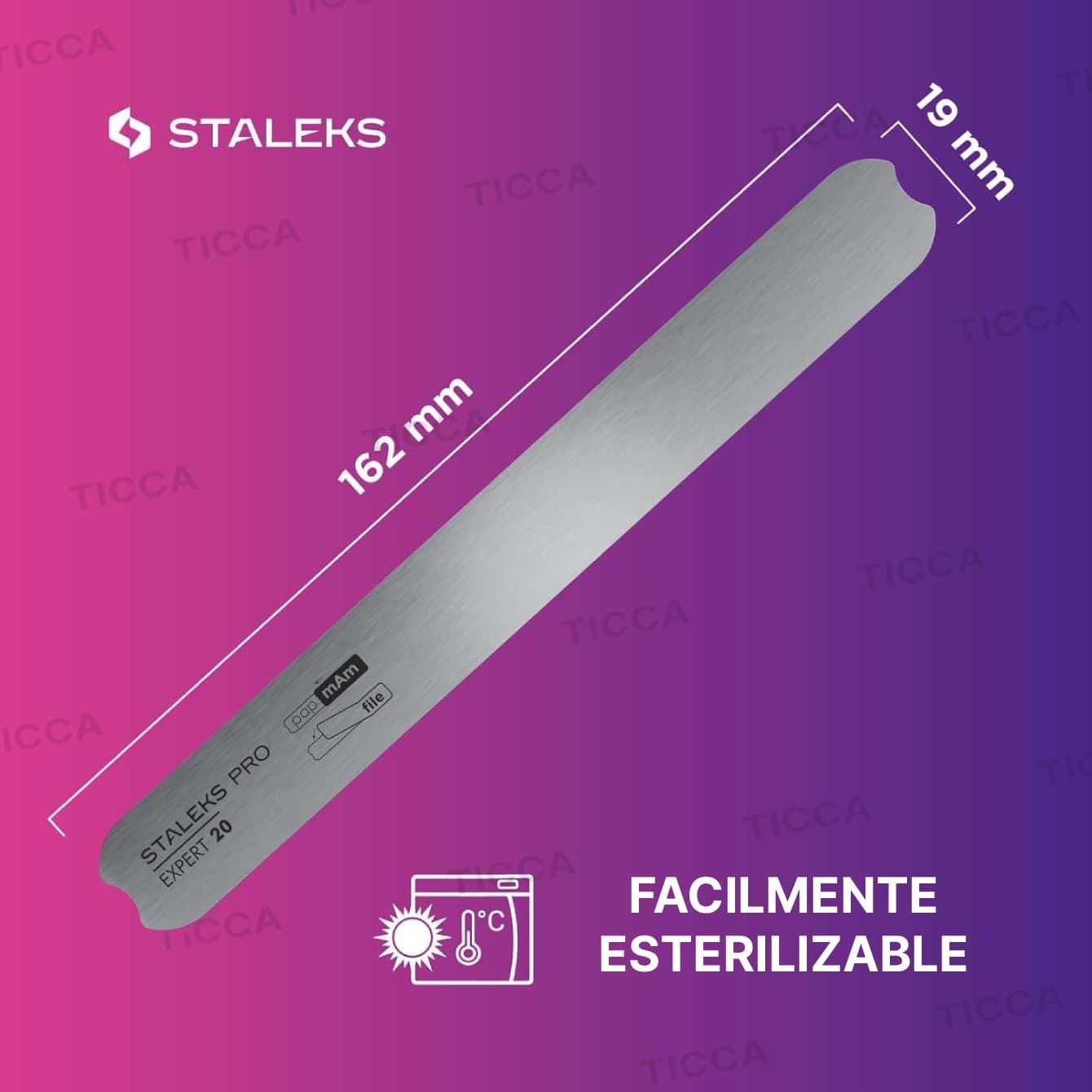 BASE METALICA PARA LIMA DESECHABLE MBE-20 | STALEKS - Imagen 4