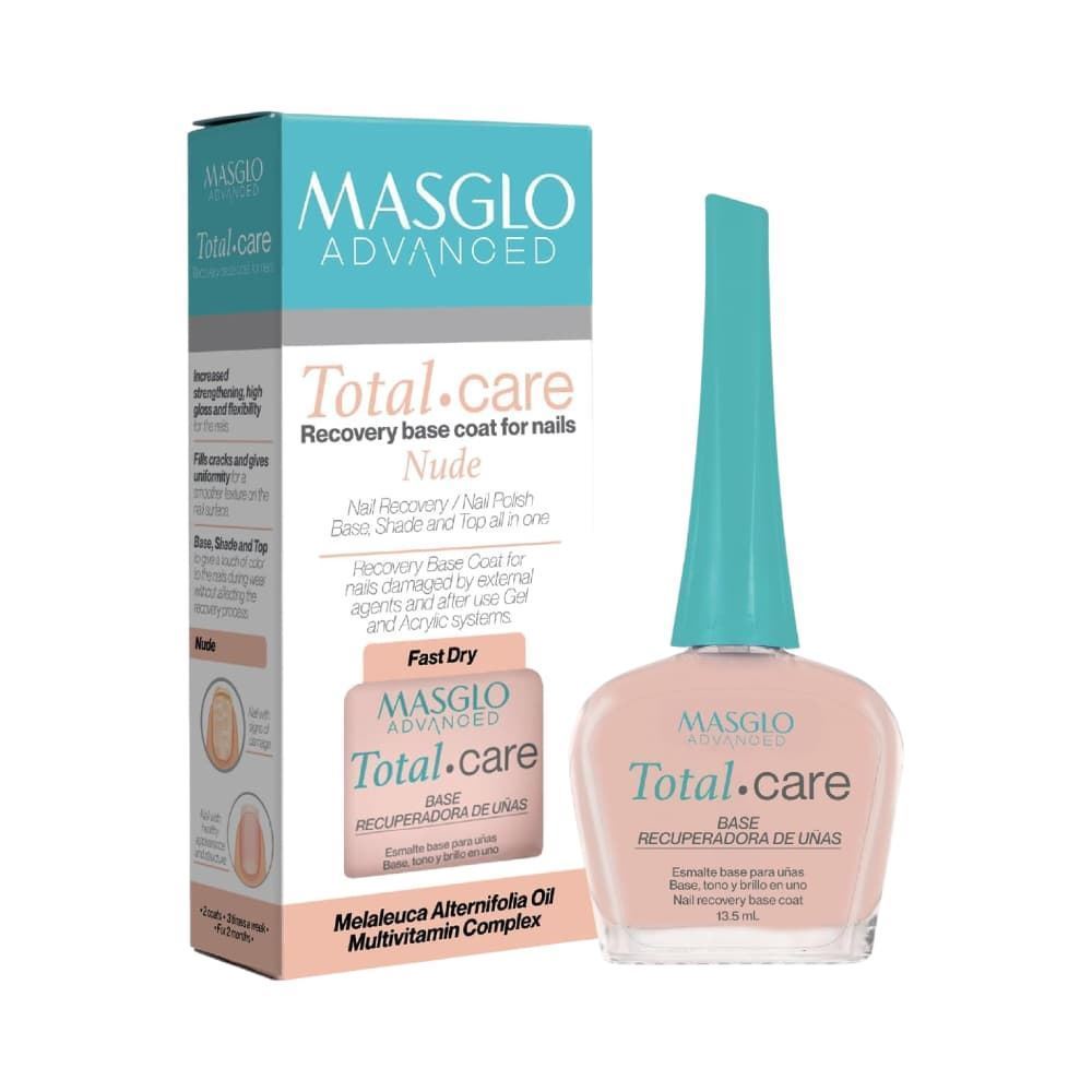 Base Recuperadora de Uñas Total Care Advanced 13,5ml - Color Natural | Masglo - Imagen 7
