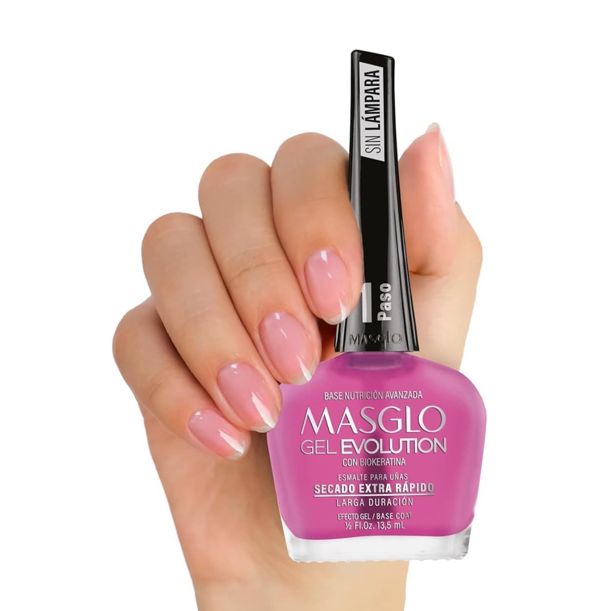 Base Reparadora con Biokeratina para Gel Evolution 13,5ml | Masglo - Imagen 6