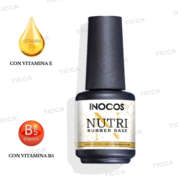 Base Rubber Nutritiva Semipermanente Nutri Rubber Base 15ml | INOCOS - Imagen 1