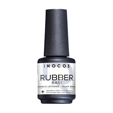 Base Rubber Semipermanente Blanco Lechoso 15ml | INOCOS - Imagen 1