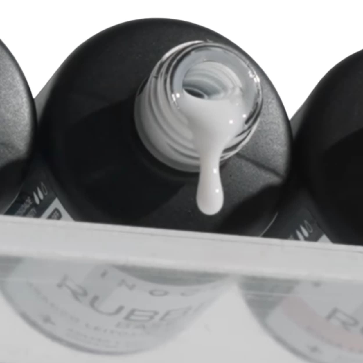 Base Rubber Semipermanente Blanco Lechoso 15ml | INOCOS - Imagen 4