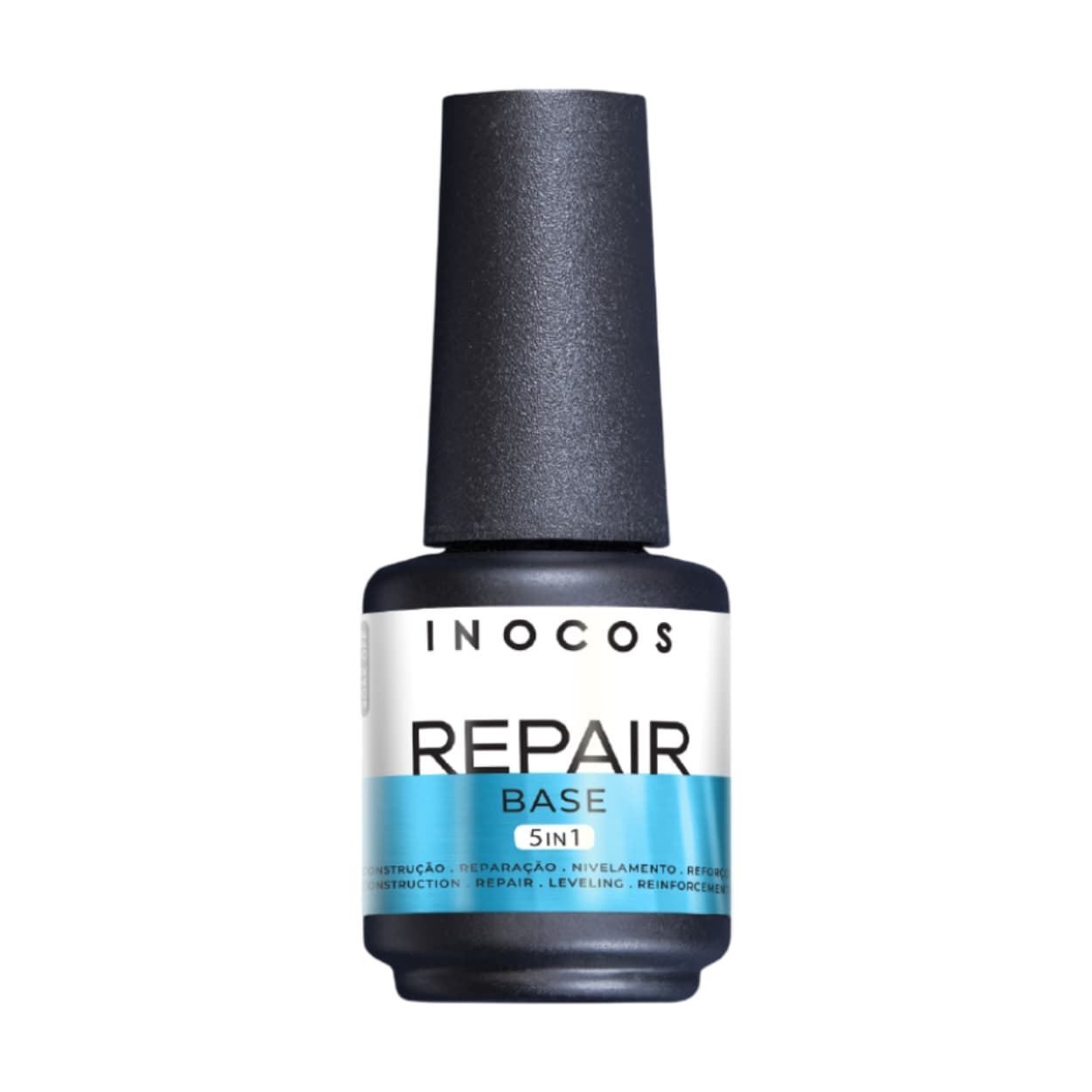 Base Semipermanente 5 en 1: Repara, Nivela y Refuerza Uñas 15ml | Inocos - Imagen 1