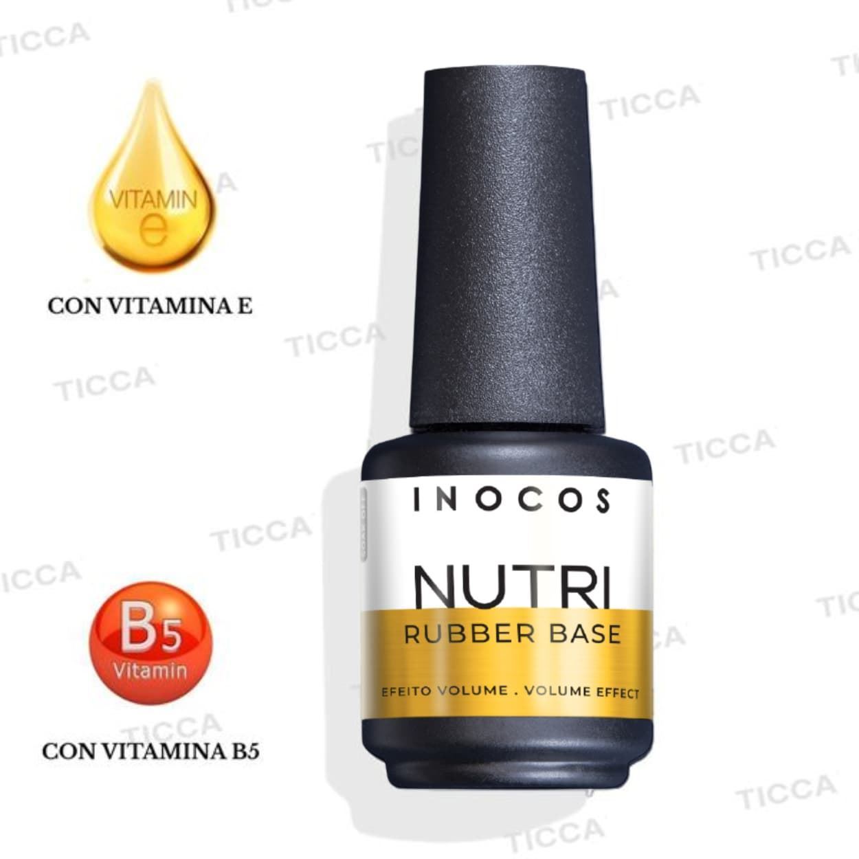 Base Semipermanente Rubber Nutritiva Nutri Rubber Base 15ml | INOCOS - Imagen 3
