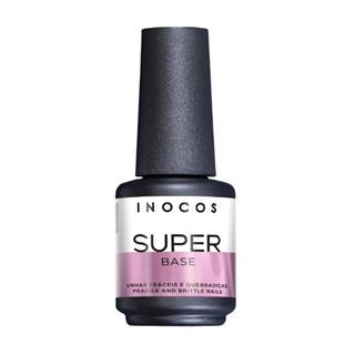 Base Semipermanente Super Base 15ml - Para Uñas Frágiles | Inocos - Imagen 1