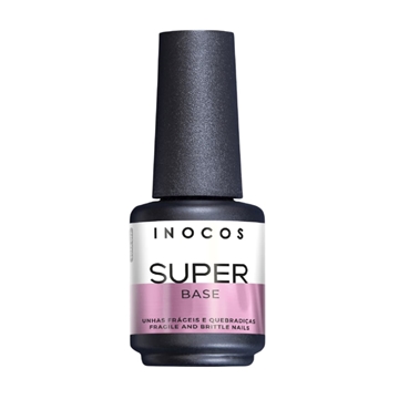 Base Semipermanente Super Base 15ml - Para Uñas Frágiles | Inocos - Imagen 1