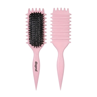 Cepillo Definición de Rizos Nylon y Jabali Rosa | Disprof - Imagen 1