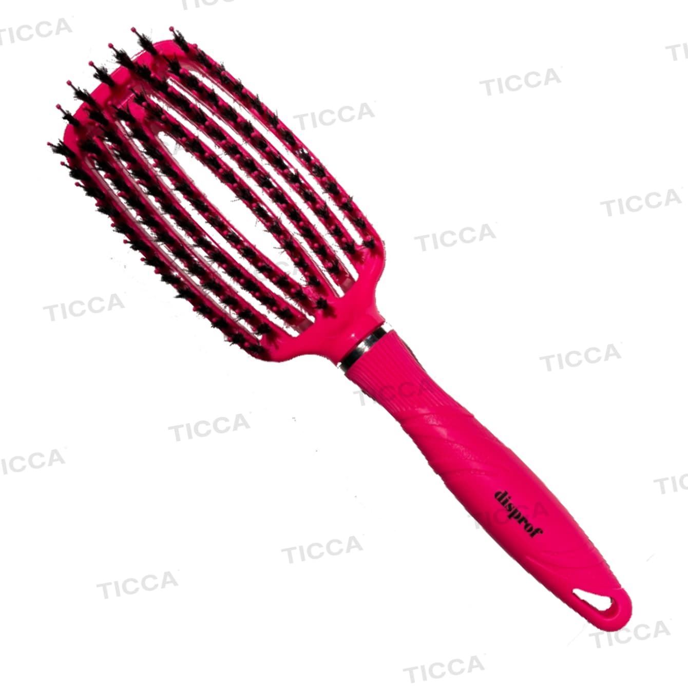 CEPILLO DESENREDANTE NYLON-JABALI RAKE BRUSH FUCSIA | DISPROF - Imagen 1