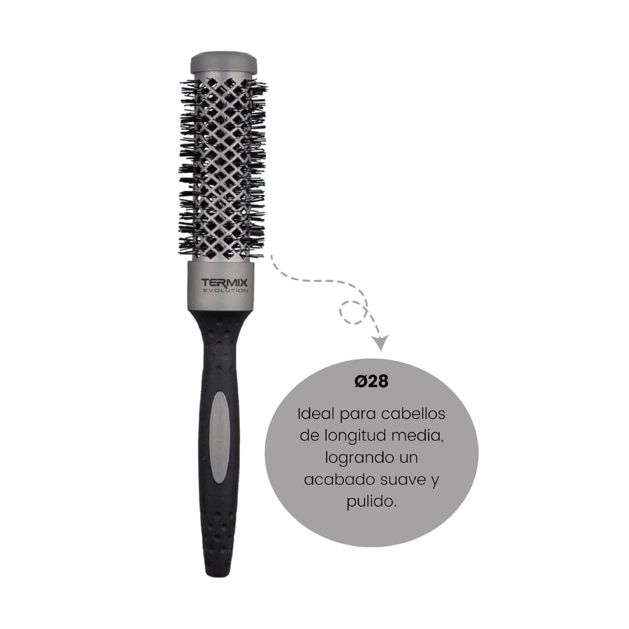 Cepillo Térmico Redondo Evolution Basic Cabello Normal Ø28mm | Termix - Imagen 3