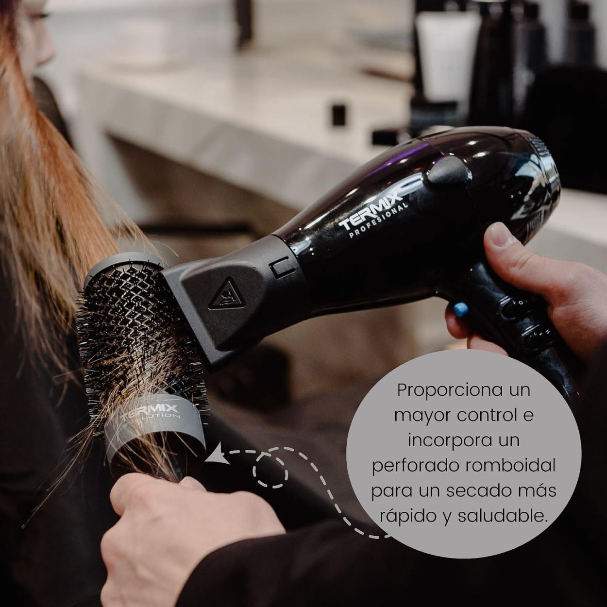 Cepillo Térmico Redondo Evolution Plus Cabello Grueso Ø12mm | Termix - Imagen 5