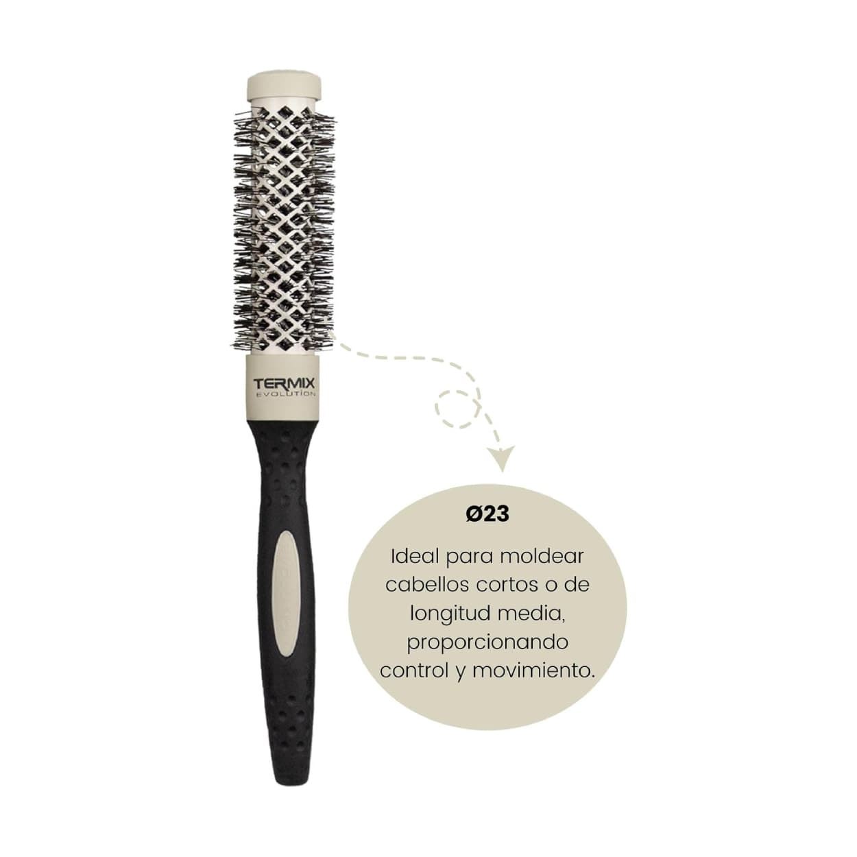 Cepillo Térmico Redondo Evolution Soft Cabello Fino Ø23mm | Termix - Imagen 3
