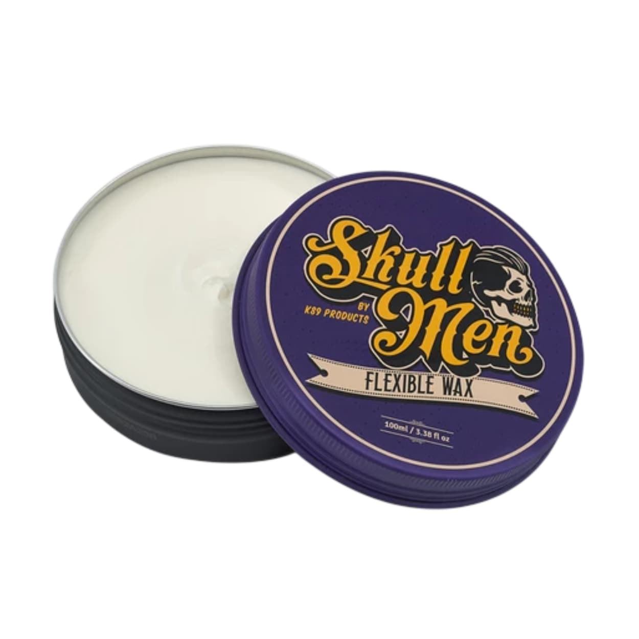 Cera de Fijacion Flexible y Acabado Mate Flexible Wax 100ml | Skull Men - Imagen 1