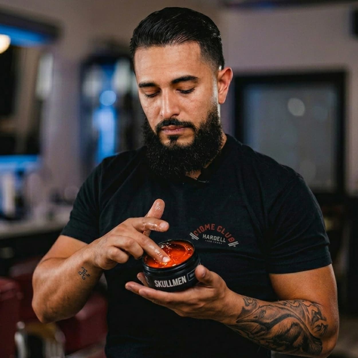 Cera de peinado Efecto Brillo Flexible Pomade 100ml | Skull Men - Imagen 5