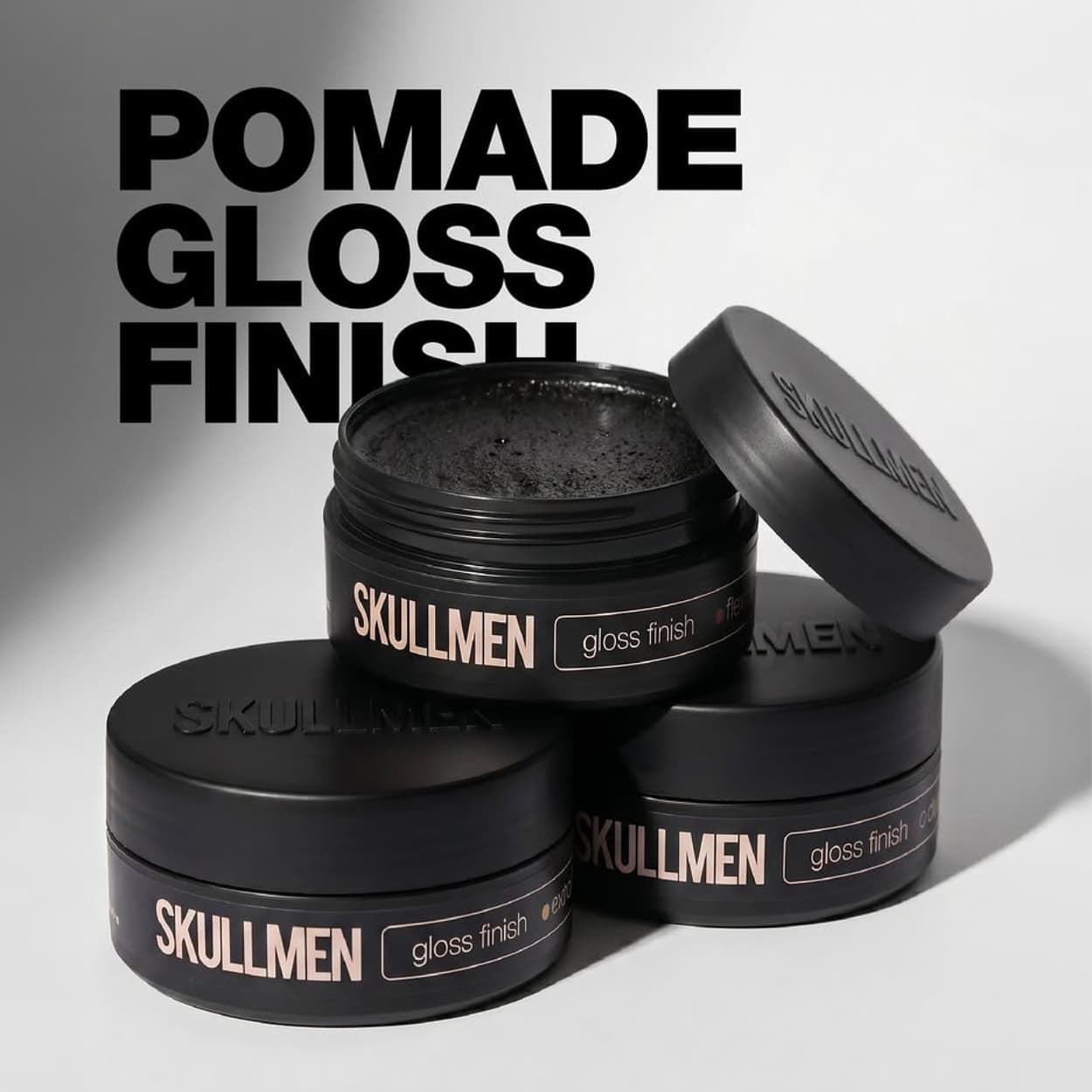 Cera de peinado Efecto Brillo Flexible Pomade 100ml | Skull Men - Imagen 6