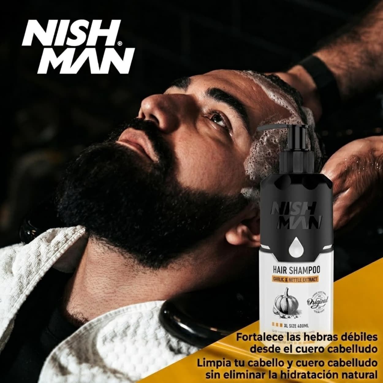 Champu Anticaida con Ortiga 480ml | Nishman - Imagen 7