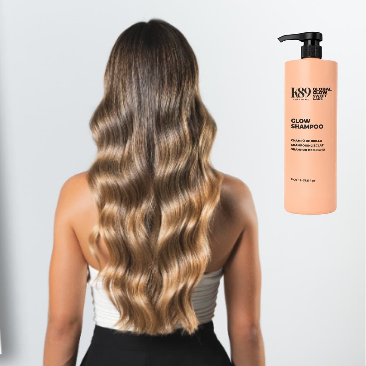Champu Antiencrespamiento y Brillo Global Glow 1000ml | K89 - Imagen 3
