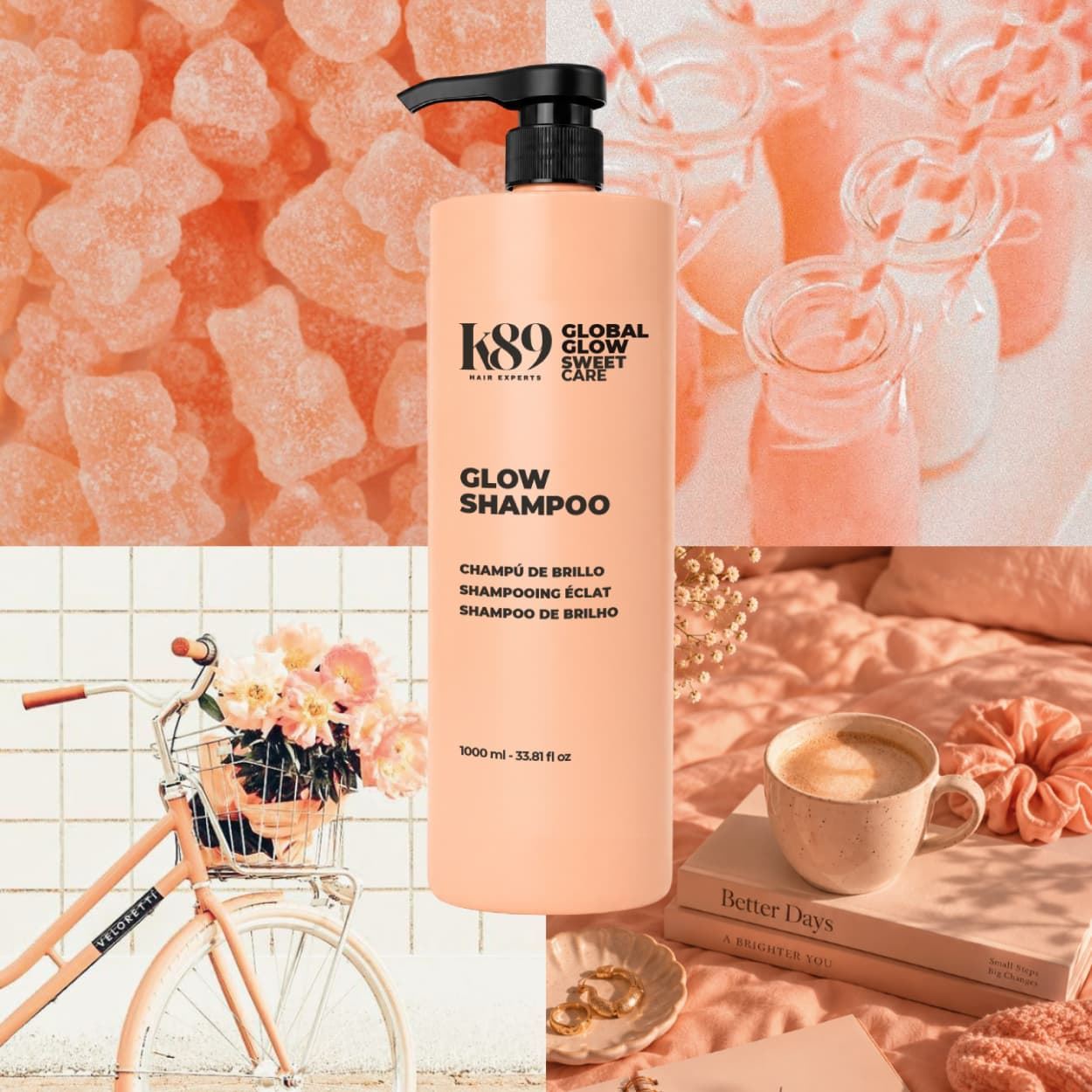 Champu Antiencrespamiento y Brillo Global Glow 1000ml | K89 - Imagen 4