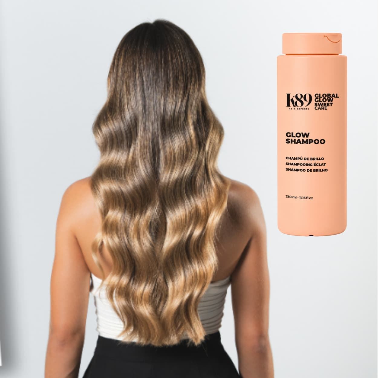 Champu Antiencrespamiento y Brillo Global Glow 330ml | K89 - Imagen 4